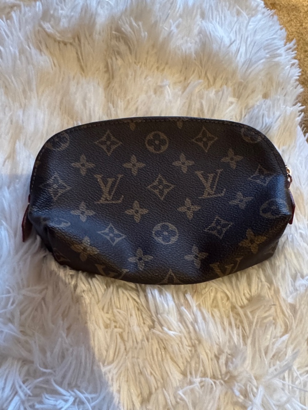 Monogram Cosmetic Pouch - Brown New